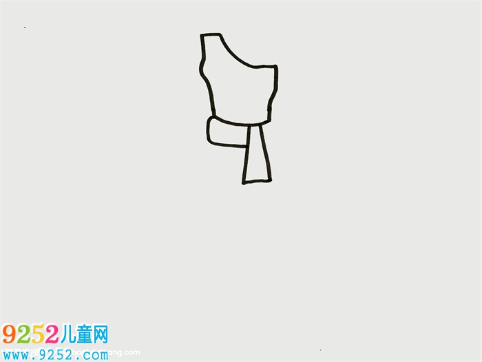 一步一步的教畫長裙子