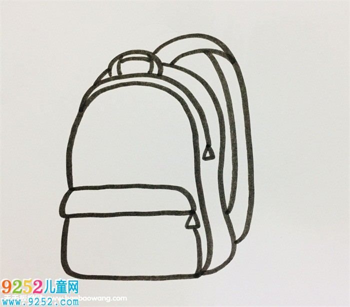 畫一個簡單的書包