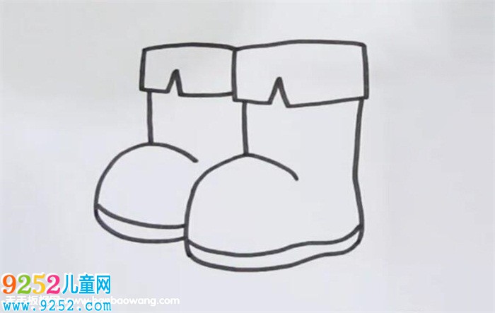 雨鞋怎么畫