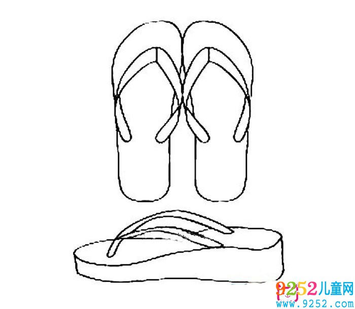 簡(jiǎn)單的人字拖<a href=http://www.inspiredelm.com/jianbihua/ target=_blank class=infotextkey>簡(jiǎn)筆畫(huà)</a>