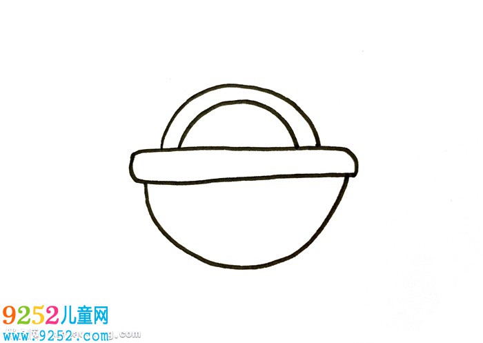 菜籃子怎么畫