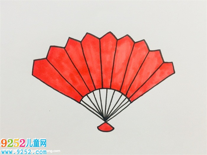 扇子怎么畫