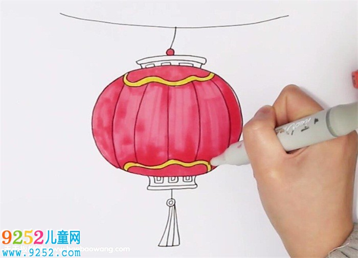 燈籠怎么畫