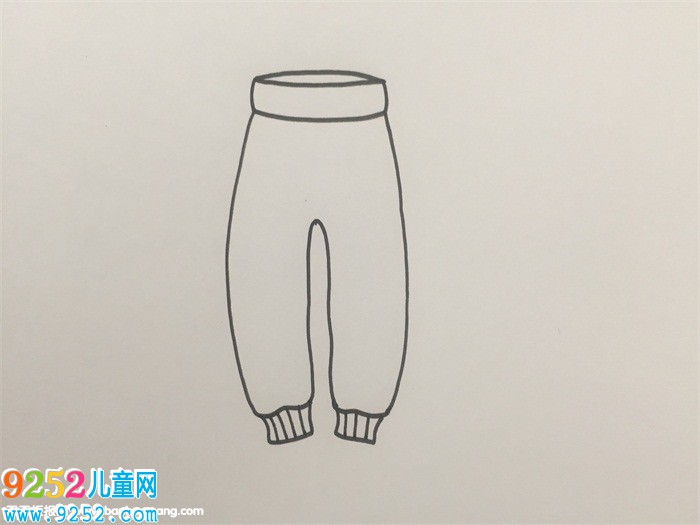 長褲怎么畫
