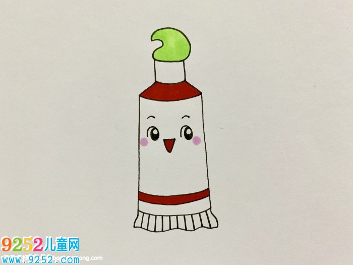 牙膏<a href=http://www.inspiredelm.com/jianbihua/ target=_blank class=infotextkey>簡(jiǎn)筆畫(huà)</a>怎么畫(huà)，牙膏<a href=http://www.inspiredelm.com/jianbihua/ target=_blank class=infotextkey>簡(jiǎn)筆畫(huà)</a>彩色