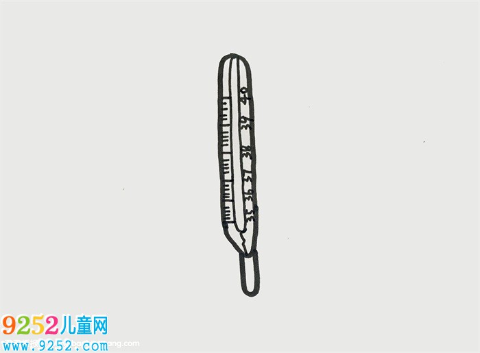 體溫表怎么畫(huà)