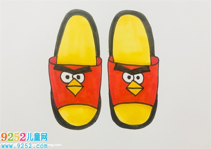 拖鞋怎么畫