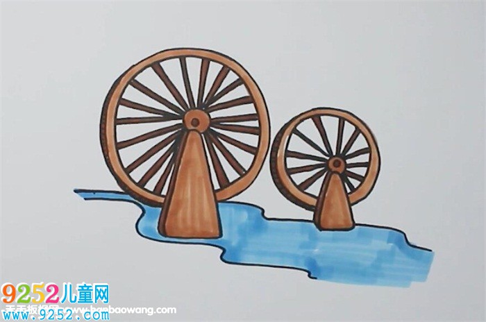 古代水車<a href=http://www.inspiredelm.com/jianbihua/ target=_blank class=infotextkey>簡筆畫</a>