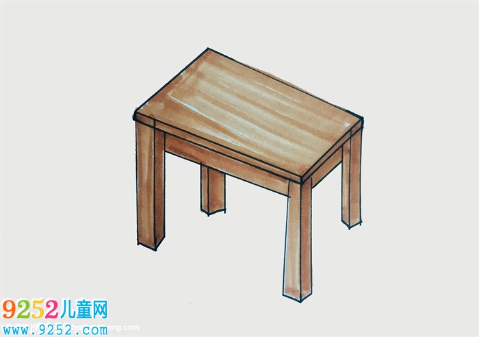 桌子的畫法