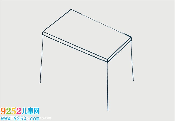 桌子的畫法