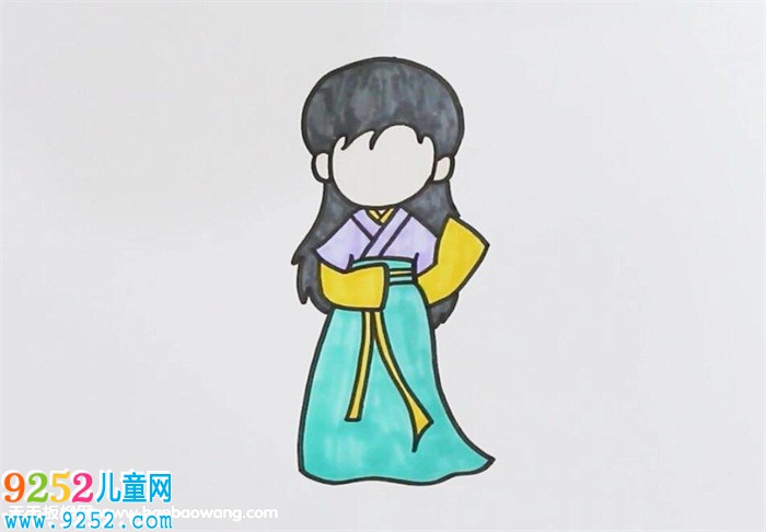古風(fēng)衣服的畫法
