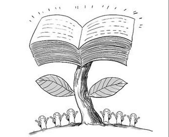 學(xué)校簡筆畫圖片大全_書籍讓我們成長