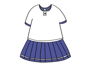 校服怎么畫？