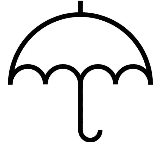 擋風(fēng)雨的雨傘_雨傘簡筆畫圖片大全