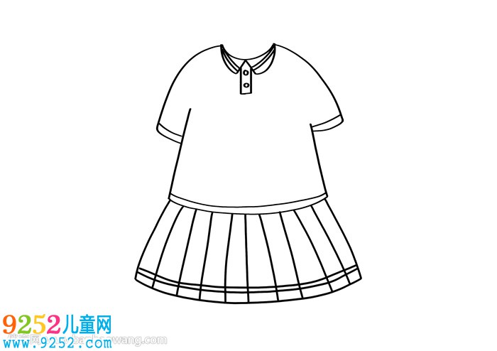 校服怎么畫