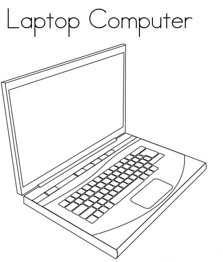 一臺筆記本電腦<a href=http://www.inspiredelm.com/jianbihua/ target=_blank class=infotextkey>簡筆畫</a>圖片欣賞