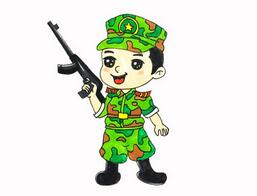 特種兵簡(jiǎn)筆畫(huà)步驟