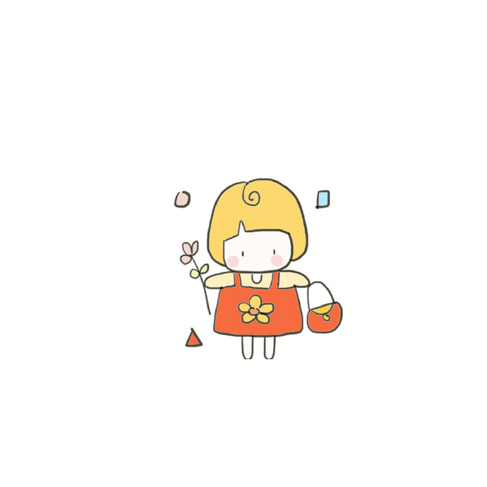 小女孩簡筆畫漂亮可愛，最簡單的小女孩簡筆畫大全