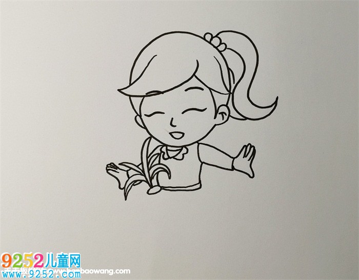 小朋友踢毽子<a href=http://www.inspiredelm.com/jianbihua/ target=_blank class=infotextkey>簡筆畫</a>