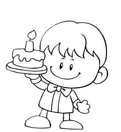過生日簡筆