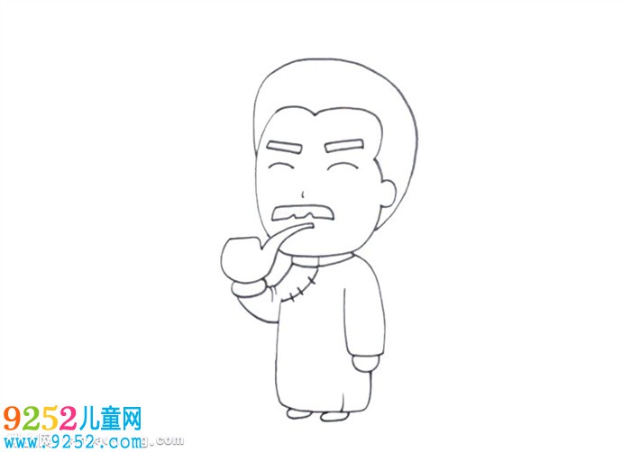 魯迅<a href=http://www.inspiredelm.com/jianbihua/ target=_blank class=infotextkey>簡筆畫</a>怎么畫