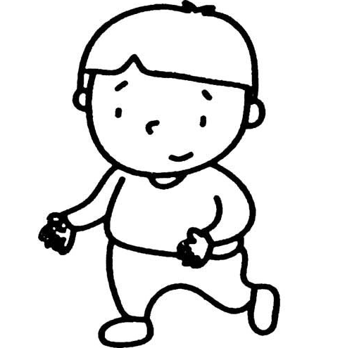 奔跑的人<a href=http://www.inspiredelm.com/jianbihua/ target=_blank class=infotextkey>簡筆畫</a>圖片