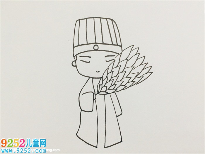諸葛亮畫(huà)像怎么畫(huà)
