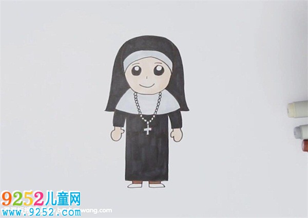 修女<a href=http://www.inspiredelm.com/jianbihua/ target=_blank class=infotextkey>簡筆畫</a>