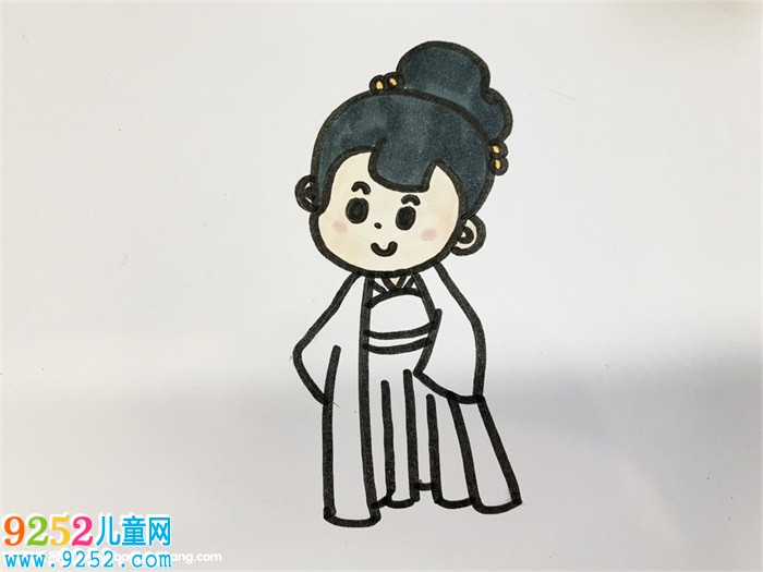 怎么畫古代公主