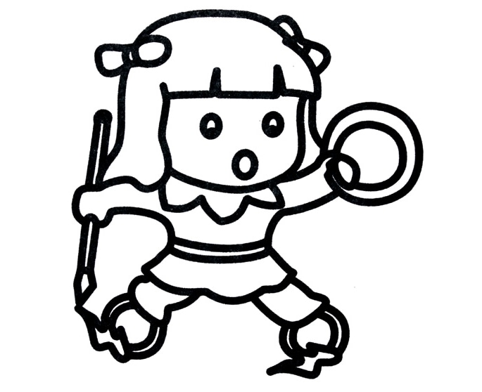 動(dòng)畫(huà)人物哪吒簡(jiǎn)筆