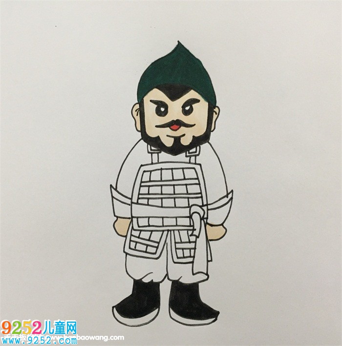 古代士兵怎么畫(huà)