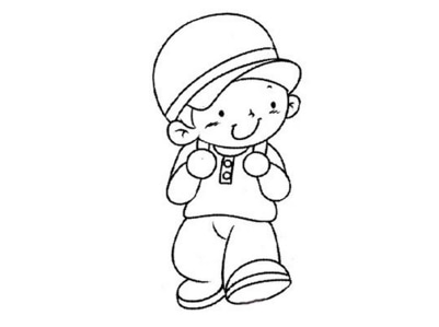 小孩子人物簡筆