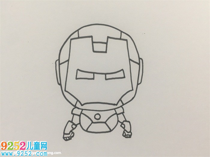 鋼鐵俠全身怎么畫最帥
