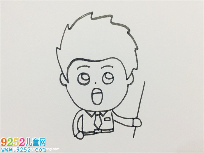 數(shù)學(xué)老師<a href=http://www.inspiredelm.com/jianbihua/ target=_blank class=infotextkey>簡(jiǎn)筆畫</a>步驟