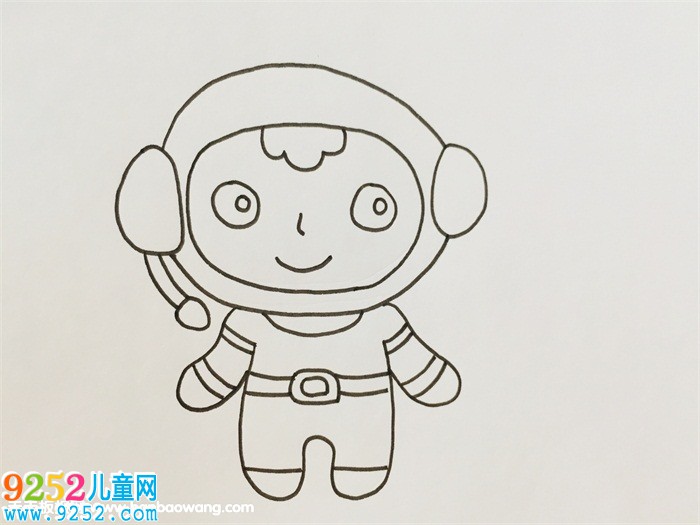 宇航員畫法