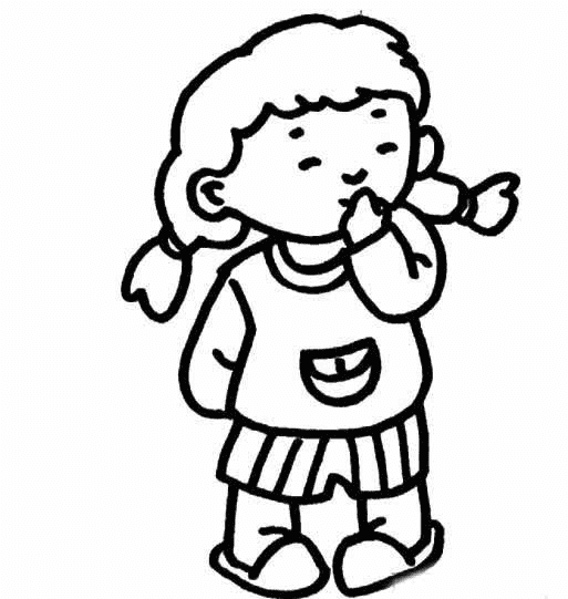 各種姿態(tài)的小孩子簡(jiǎn)筆