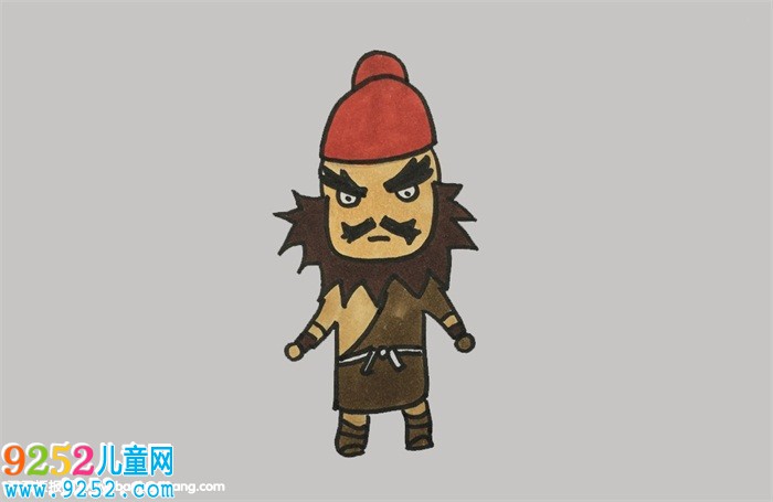 張飛簡(jiǎn)筆可愛(ài)