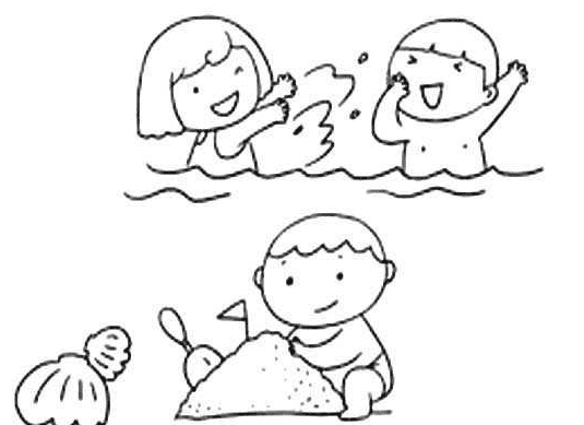 有趣的童年人物簡筆畫