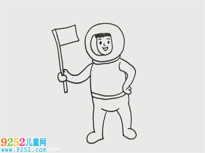 宇航員怎么畫