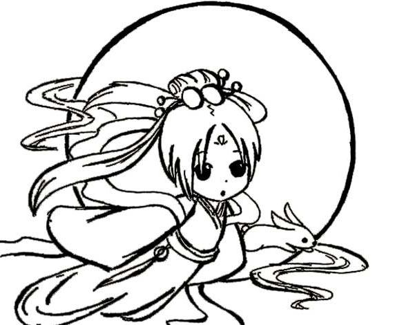 嫦娥仙子簡(jiǎn)筆