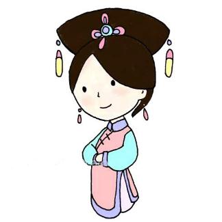 古代格格怎么畫_古代格格簡(jiǎn)筆畫畫法步驟教程