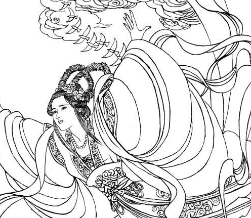 中秋節(jié)嫦娥人物簡(jiǎn)筆