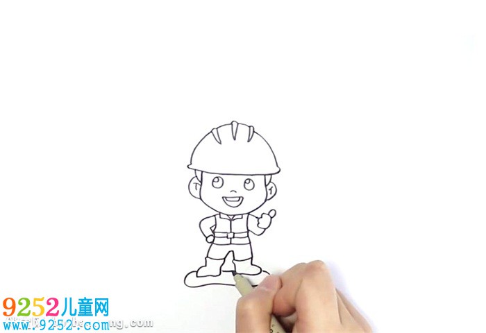 工人怎么畫