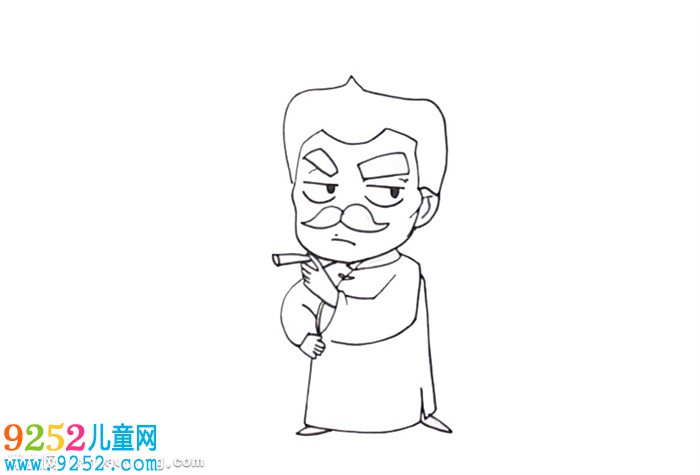 魯迅q版怎么畫
