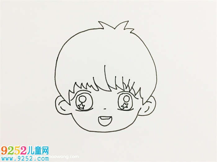 q版王源<a href=http://www.inspiredelm.com/jianbihua/ target=_blank class=infotextkey>簡(jiǎn)筆畫(huà)</a>教程