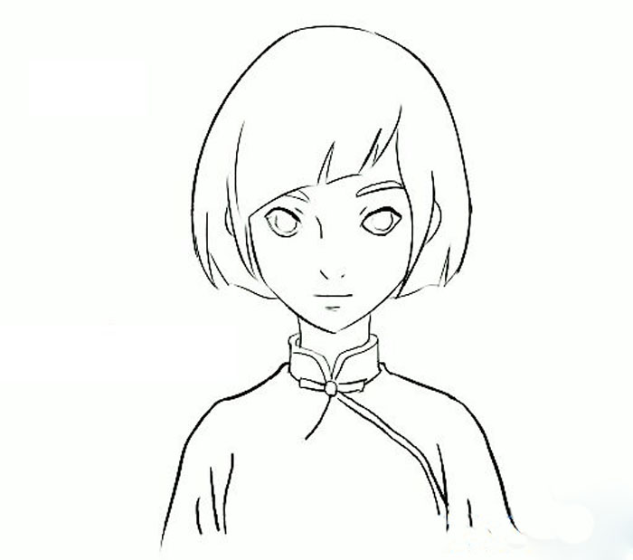 簡單的人物簡筆畫，大魚海棠女主椿簡筆畫