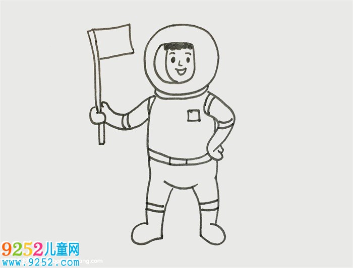 宇航員怎么畫