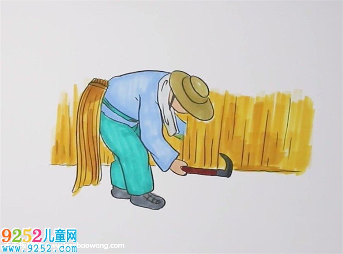 農(nóng)民割稻谷<a href=http://www.inspiredelm.com/jianbihua/ target=_blank class=infotextkey>簡筆畫</a>