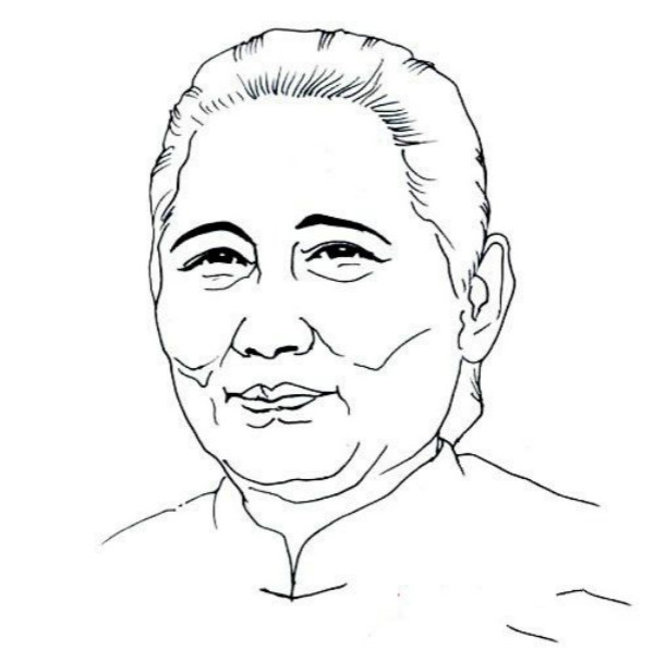 宋慶齡簡筆畫