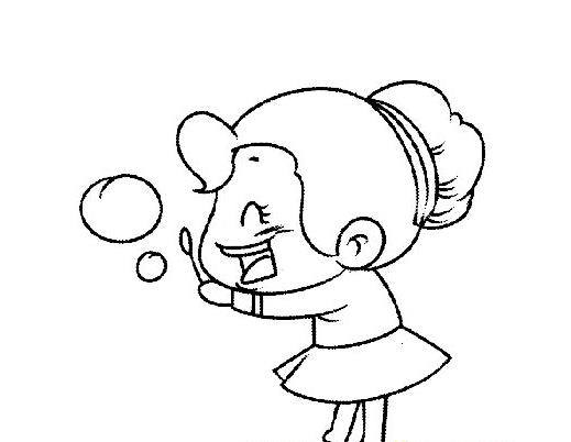 小孩子人物簡(jiǎn)筆畫(huà)